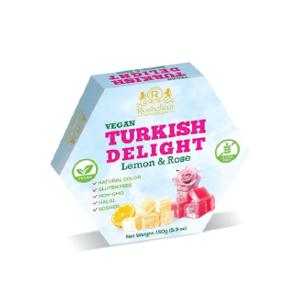 ROSE & LEMON TURKISH DELIGHT 8X150GM - (V20)
