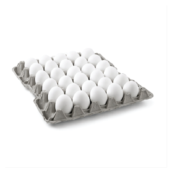 KEY TRAY MEDIUM WHITE EGGS 30DZ