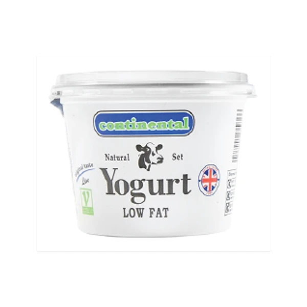 CONTINENTAL NATURAL YOGURT 6X400GM