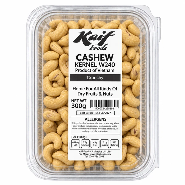 KAIF CASHEWS (WW240)  300GM