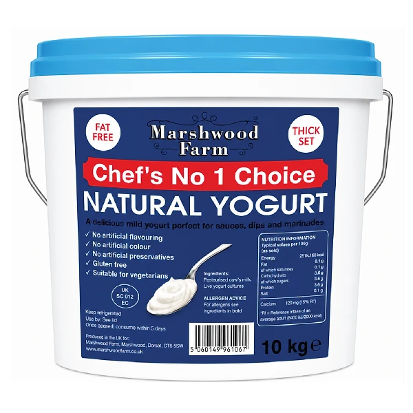 MARSH WOOD THICK CREAM YOGURT 10KG