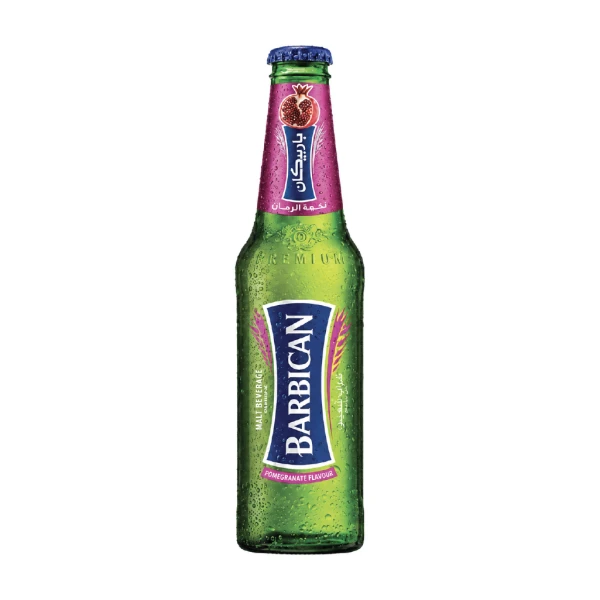BARBICAN POMEGRANATE DRINK (GLASS BOTTLE) 24X330ML - (V20)