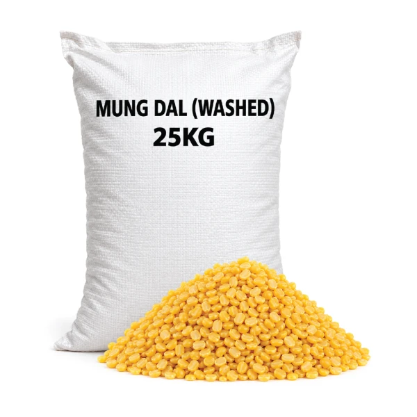 MUNG DAL WASHED  25KG