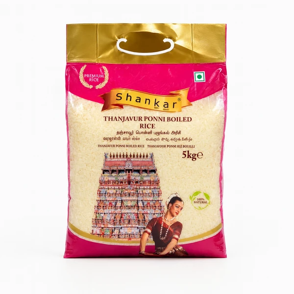 SHANKAR PONNI BOILED RICE 5KG PM£8.99