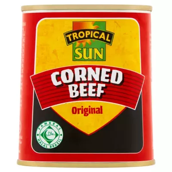 TROPICAL SUN CORNED BEEF 12X340GM
