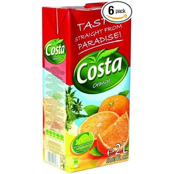 COSTA ORANGE DRINK 6X2LTR  - (V20)
