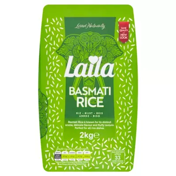 LAILA BASMATI RICE 6X2KG