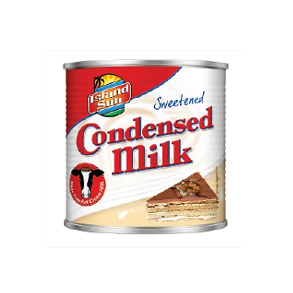 ISLAND SUN CONDENSED MILK 12X397GM PM-£1.59