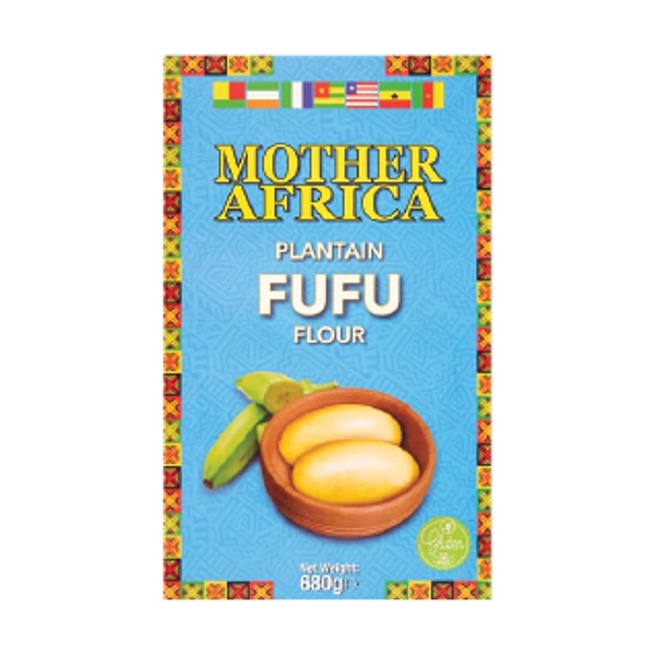 MOTHER AFRICA PLANTAIN FUFU FLOUR 24X680GM