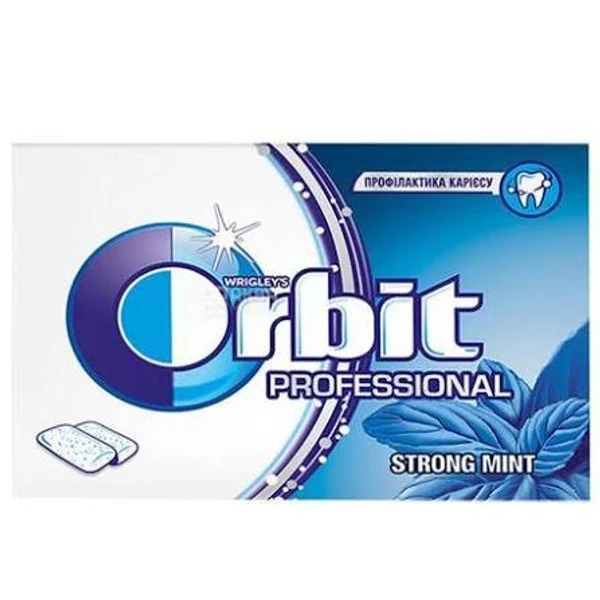 ORBIT STRONG MINT CHEWING GUM 30X(10PC) - (V20)