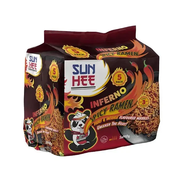 SUN HEE INFERNO RAMEN FAMILY PACK 6X(5X140GM)