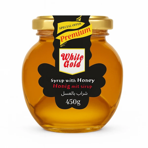 WHITE GOLD PLAIN HONEY 12X450GM PM-£2.29        