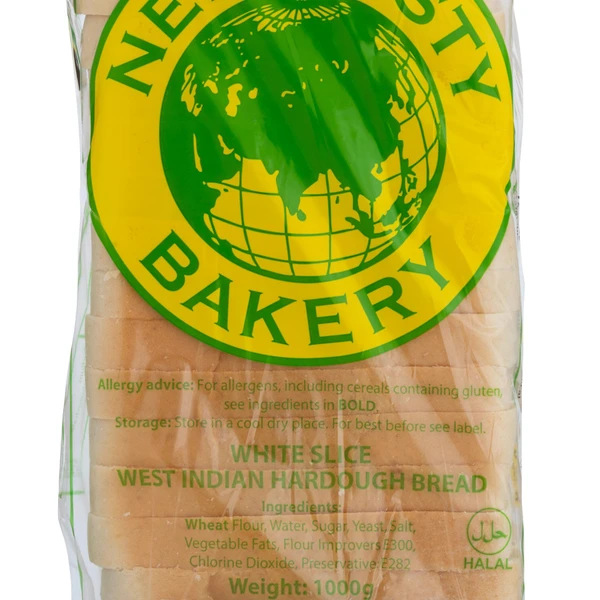 NEW TASTY BAKERY WHITE LARGE SLICE BREAD 1000GM