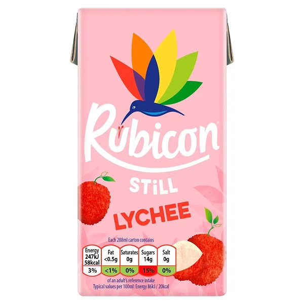 RUBICON LYCHEE JUICE 27X288ML- (V20)