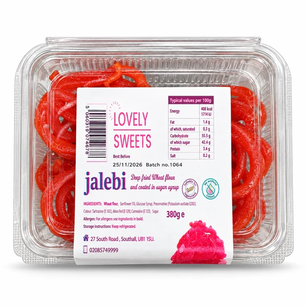 LOVELY SWEETS  JALEBI 500GM