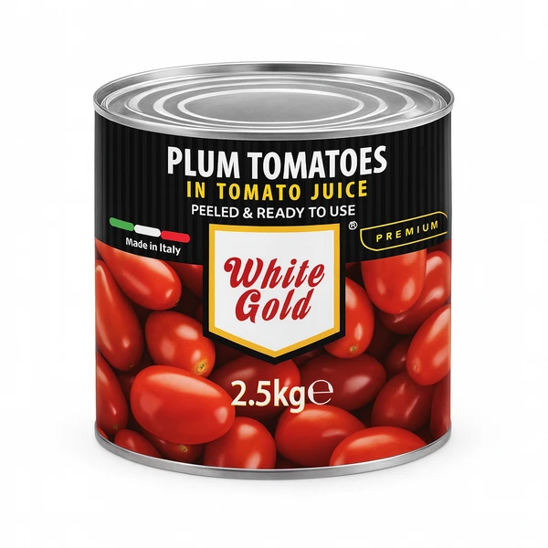 WHITE GOLD PLUM TOMATO 6X2.55KG