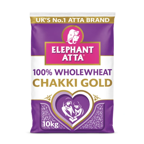 ELEPHANT ATTA CHAKKI GOLD (WHOLE WHEAT FLOUR)10KG