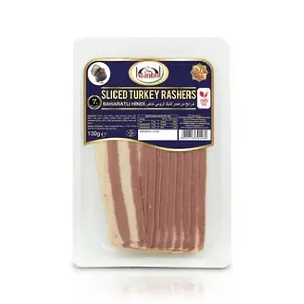 ISTANBUL SLICED TURKEY RASHERS 130G
