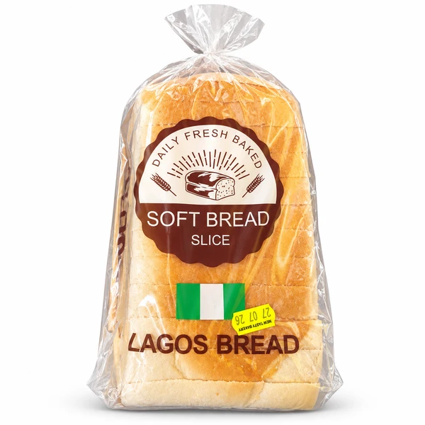 NEW TASTY BAKERY LAGOS SOFT SLICED BREAD 750GM