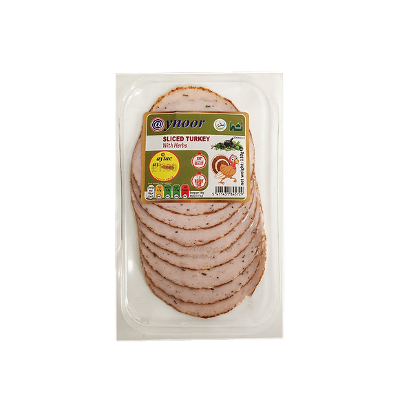 AYNOOR SLICED TURKEY HERBS 130GM