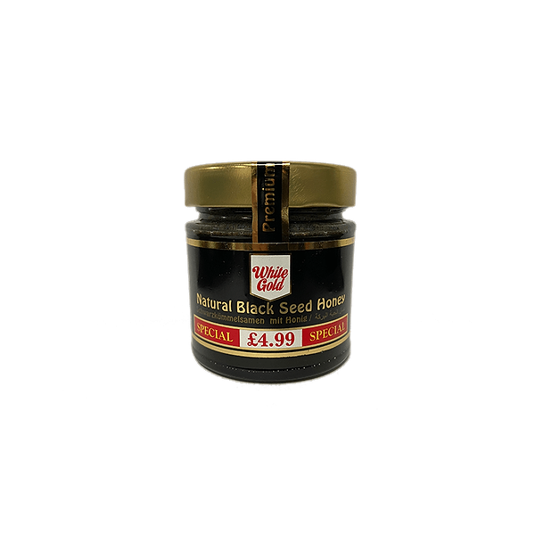 WHITE GOLD NATURAL BLACK SEED HONEY 12X300GM