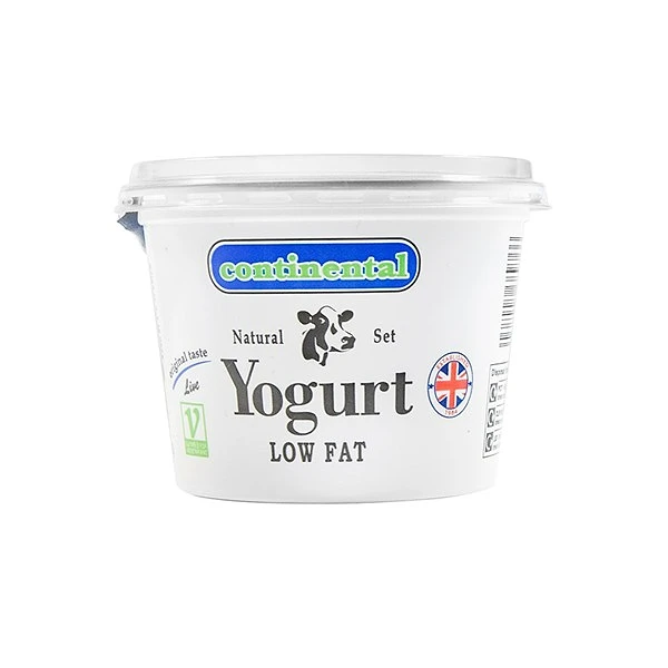 CONTINENTAL NATURAL YOGURT 6X400GM