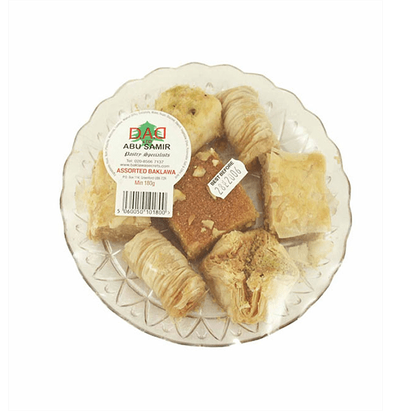 DAD CEDAR ASSORTED BAKLAWA (ROUND) TRAY 200GM