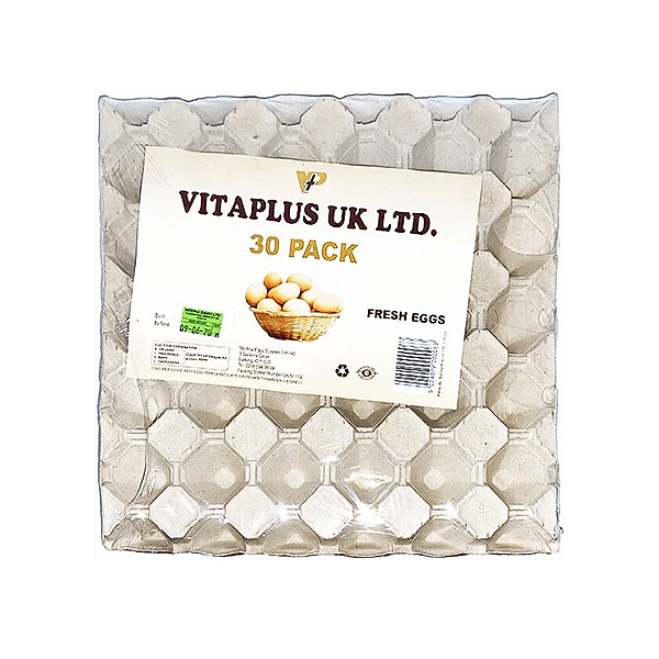 30 LARGE BROWN PREPACKED EGGS (8 TRAY)