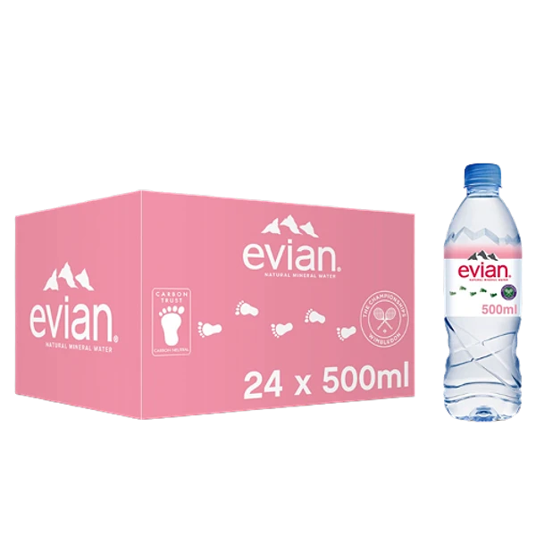 EVIAN WATER 24X500ML- (V20)