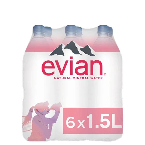 EVIAN WATER 6X1.5LTR- (V20)