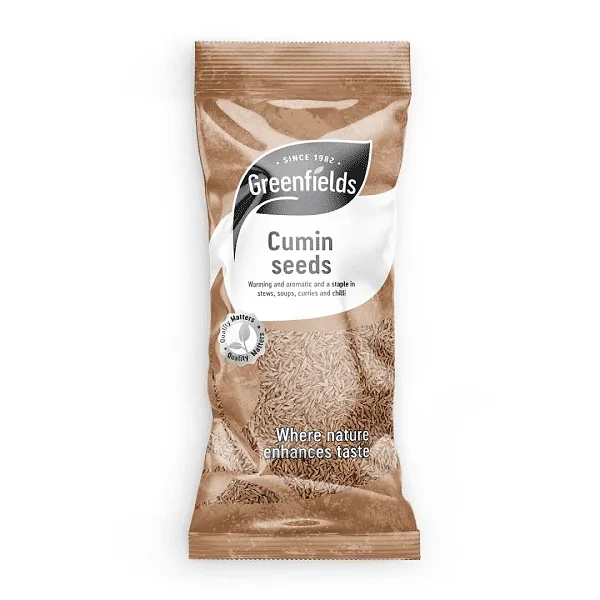 GREEN FIELDS CUMIN SEEDS 12X75GM (DISC)