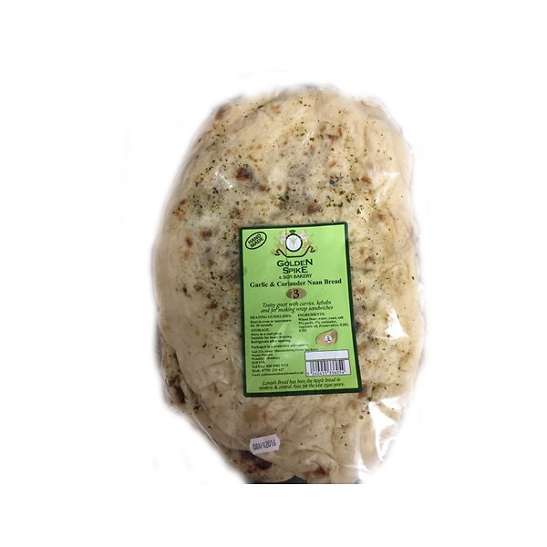 GOLDEN SPIKE GARLIC & CORIANDER NAAN