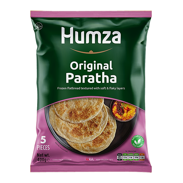 HUMZA PLAIN PARATHA 5PC 12X400GM