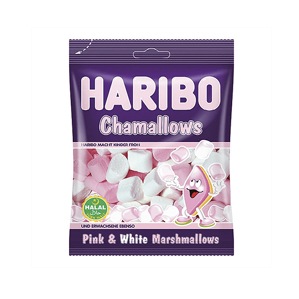 HARIBO CHAMALLOWS PINK & WHITE 24X70GM - (V20)