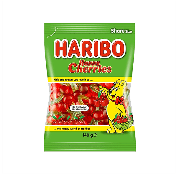 HARIBO HAPPY CHERRIES (BLUE) 30X100GM - (V20)