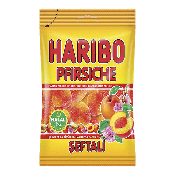 HARIBO PEACH (SEFTALI)  (BLUE) 24X100GM - (V20)