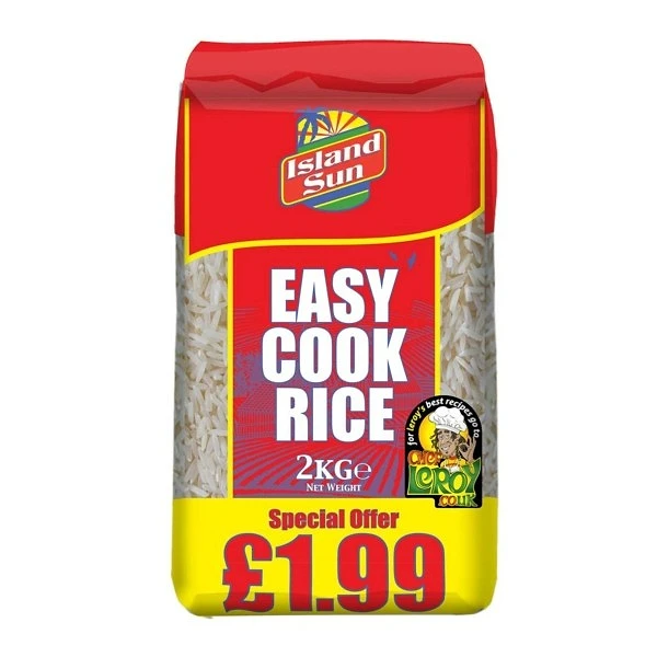 ISLAND SUN EASY COOK RICE 6X2KG