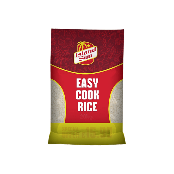 ISLAND SUN EASY COOK RICE 20KG