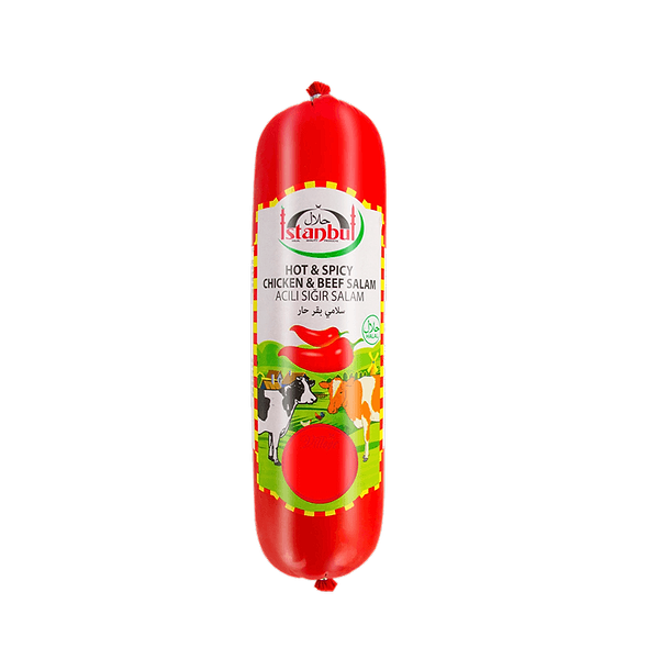 ISTANBUL HOT & SPICY BEEF SALAMI 450GM