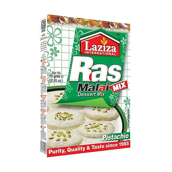 LAZIZA PISTA RASMALAI DESSERT MIX 6X75GM