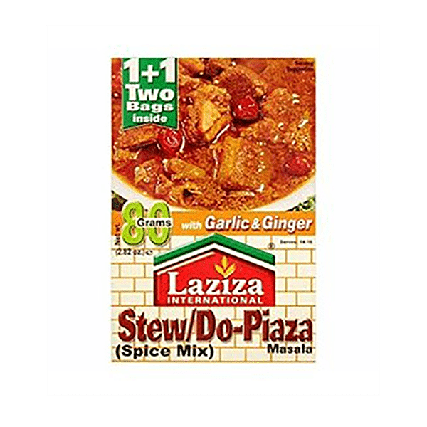 LAZIZA STEW/DOPIAZA MASALA 6X80GM