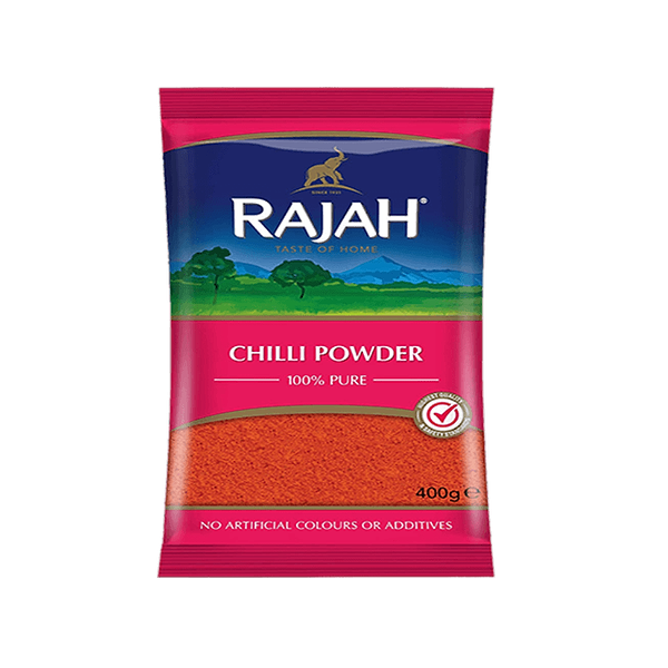 RAJAH CHILLI POWDER 10X400GM (DISC)
