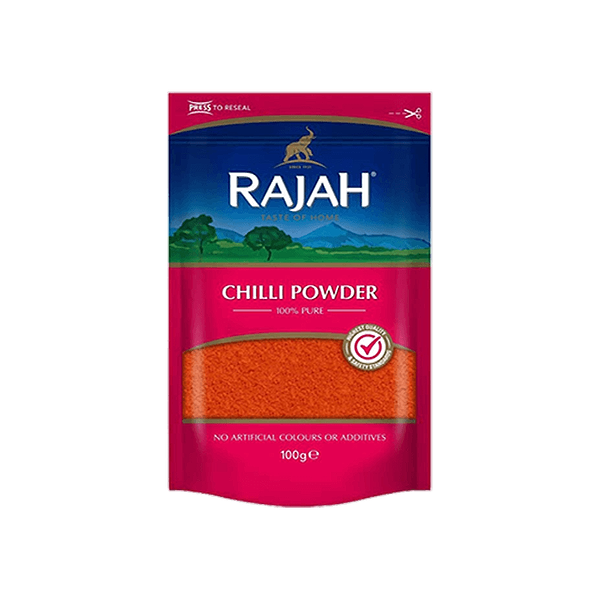 RAJAH EXTRA HOT CHILLI POWDER 10X100G (DISC)