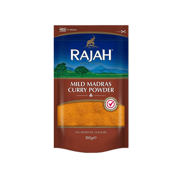 RAJAH MILD MADRAS CURRY POWDER 10X100GM