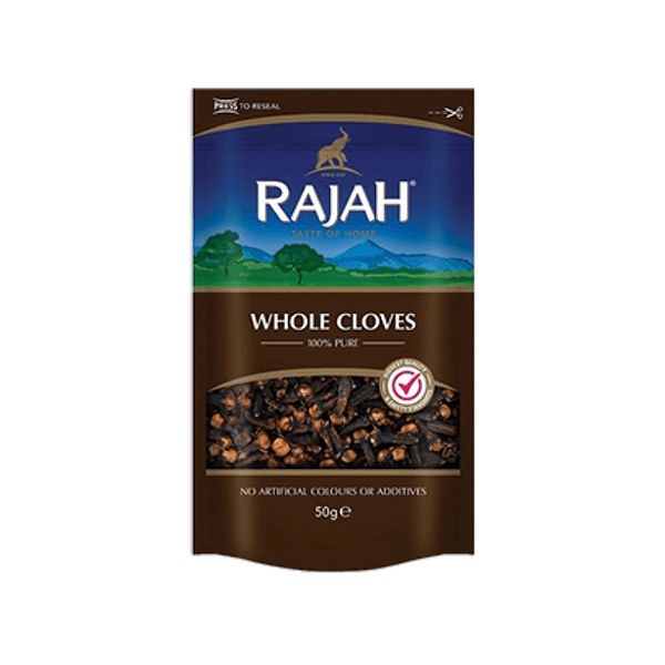 RAJAH WHOLE CLOVES 10X50GM
