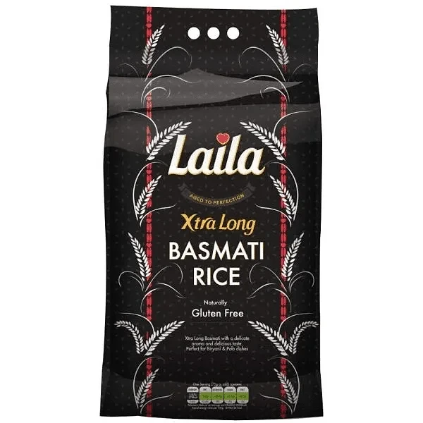 LAILA EX-LONG GRAIN BASMATI RICE 10KG PM-£18.99
