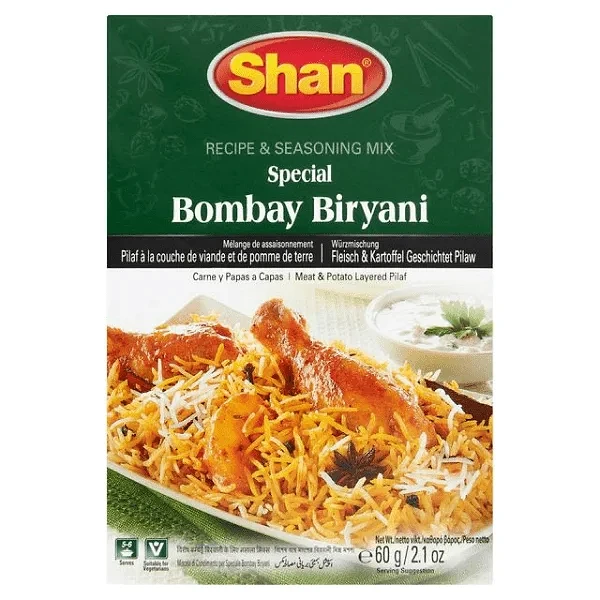 SHAN BOMBAY BIRYANI MASALA 12X60GM