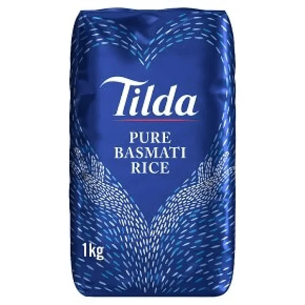 TILDA BASMATI RICE 8X1KG PM £4.49