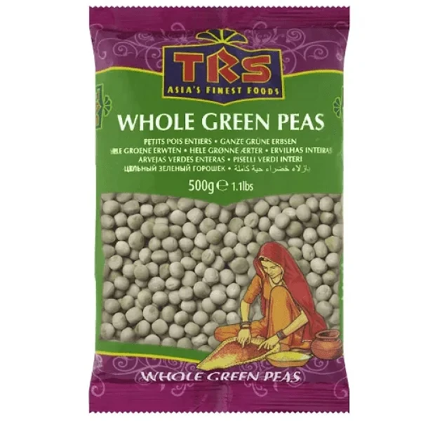 TRS WHOLE GREEN PEAS 20X500GM (S4)