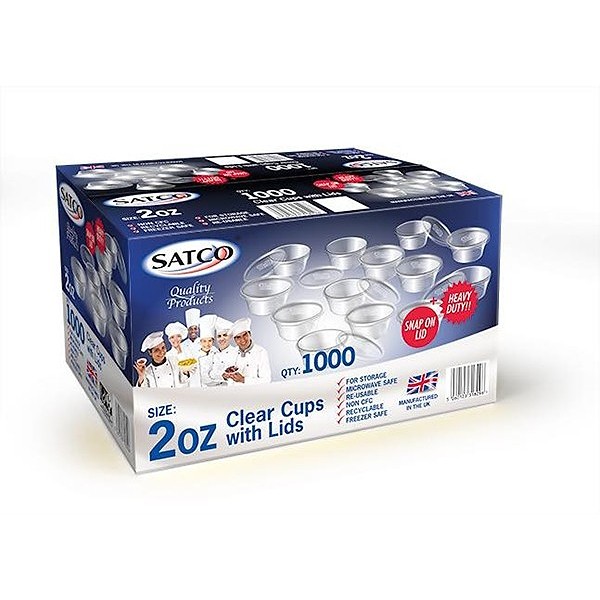 SATCO CHUTNEY CUPS 2oz (800 PC) - (V20)